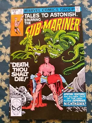 Buy Sub-Mariner #13 Tales To Astonish Marvel 1980 Thomas Severin • 4£
