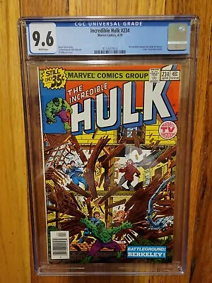Buy Incredible Hulk #234 CGC 9.6 WP 1st Appearance Of Quasar MCU Bound Marvel 1979 • 118.58£