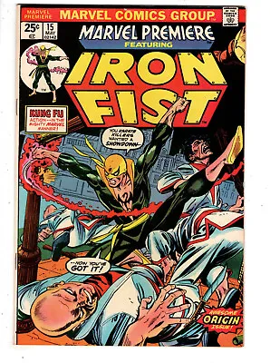 Buy Marvel Premiere #15 (1974) - Grade 8.5 - Origin & 1st Appearance Of Iron Fist! • 278.05£