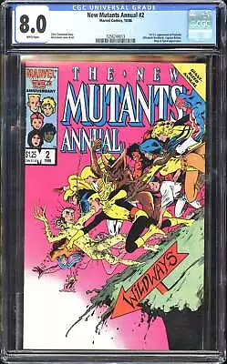 Buy New Mutants Annual #2 CGC 8.0 (1986) 1st US Appearance Of Psylocke! L@@K! • 55.22£