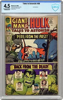 Buy Tales To Astonish #68 CBCS 4.5 1965 22-0692A42-532 • 84.33£