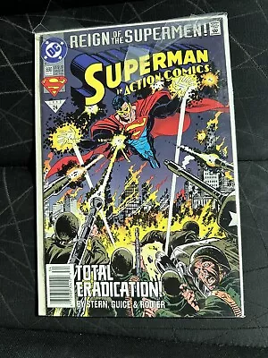 Buy DC Comics Superman In Action Comics, Reign Of The Supermen  #690 August 1993 • 3.95£