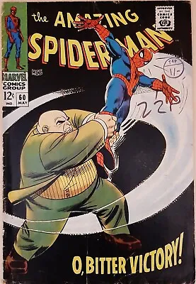 Buy Amazing Spider-Man #60 1968 GD Silver-Age • 40£