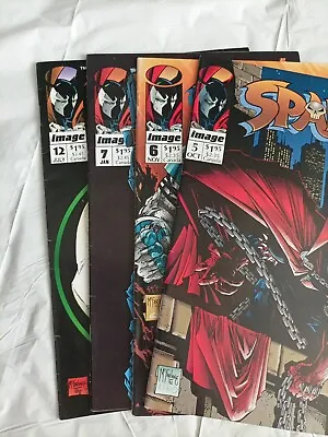 Buy Spawn Comics Bundle. 1st Print. Issues 5, 6, 7, 12 McFarlane  • 25£