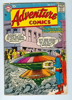 Buy Adventure Comics #243 December 1957 G+ Super Toys From Krypton • 31.58£