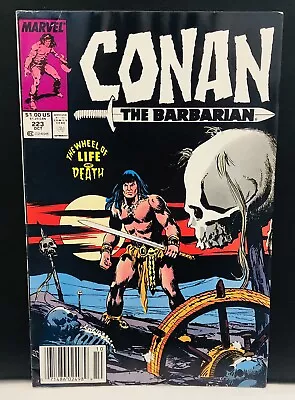 Buy Conan The Barbarian #223 Comic Marvel Comics Newsstand • 3.18£