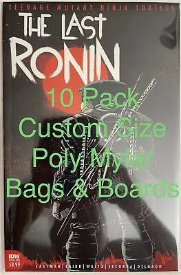 Buy Ten X Teenage Mutant Ninja Turtles Last Ronin #1 Poly Mylar Bags & Custom Boards • 7.52£
