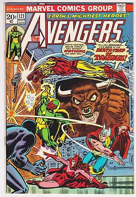 Buy Avengers #121 Near Mint Minus 9.2 Scarlet Witch Vision Thor Iron Man 1974 • 40.21£