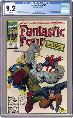 Buy Fantastic Four #348 Adams CGC 9.2 1991 4216806008 • 36.37£