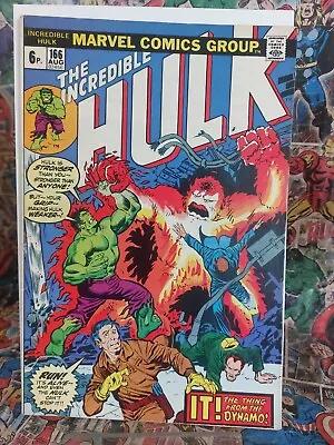 Buy Incredible Hulk #166 VF- Marvel 1973 • 14.95£