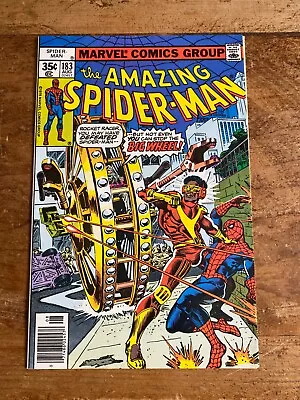 Buy Amazing Spider-Man #183 Marvel Comics 1978 Newsstand Key 1st Big Wheel App P • 9.49£