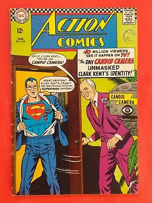 Buy DC Silver Age  ACTION COMICS  No. 345  1967 VF+     Bagged And Boarded • 18£