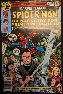 Buy Lot Of Marvel Team-Up Featuring Spider-man Issues #74, 75, 92, 94 • 79.06£