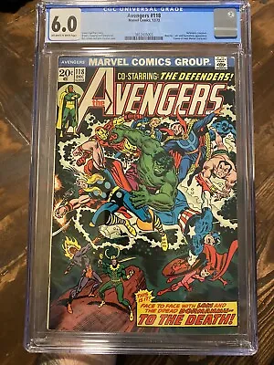 Buy The Avengers #118 - (1973) - CGC 6.0 - Defenders CrossOver (Loki Appearance) • 31.53£