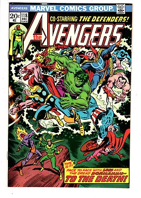 Buy Avengers #118 (1973) - Grade 9.0 - Defenders & Spider-man Appearance! • 55.19£