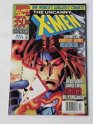 Buy Uncanny X-Men 350 NEWSSTAND Gambit Gatefold Wraparound Cover 1997 • 15.82£