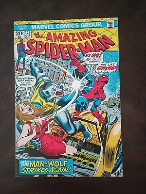 Buy Amazing Spider-Man (Mark Jewelers) #125  VF 7.0 Marvel Comic Key 2nd Man-Wolf  • 106.96£
