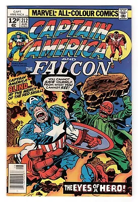 Buy Captain America Vol 1 No 212 Aug 1977 (VFN+) (8.5) Bronze Age, Art Jack Kirby • 9.99£
