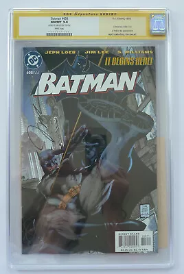 Buy Batman #608 Signed Jim Lee Limited To 99 Copies CGC Signature Series NM/MT 9.8 • 229.95£