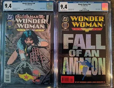 Buy Wonder Woman #100 #100 Foil CGC 9.4 DC 1995 Comics Death Of Artemis • 158.88£