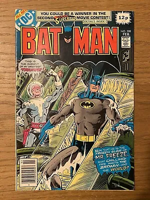 Buy Batman #308 1st Appearance Of Tiffany Fox - DC Comics 1979 • 10£