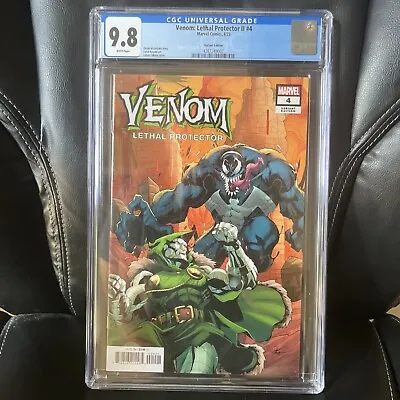 Buy Venom: Lethal Protector II #4 Lubera Cover Variant Edition CGC 9.8 Doctor Doom • 43.82£