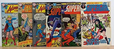 Buy ADVENTURE COMICS 393 394 395 400 402 404 Lot 1970 Bronze Age DC Supergirl • 25.62£