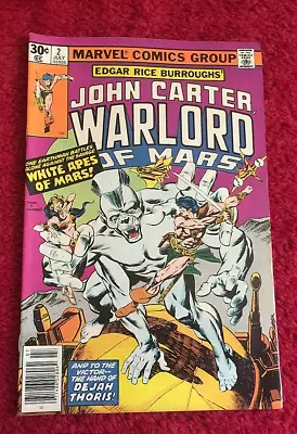 Buy Free P & P: John Carter, Warlord Of Mars #2, July 1977, Wolfman & Kane! (KG) • 7.99£