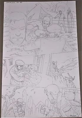 Buy Moon Knight #190 Page 4 Original Art - Jacen Burrows • 139.92£