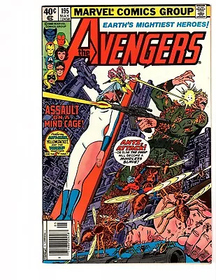 Buy Avengers # 195 (Marvel)1980 - 1st Cameo App Taskmaster - NEWSSTAND - FN/VF • 15.15£
