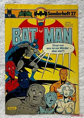 Buy DC Egmont Ehapa BATMAN #27 Special Issue 1992 German Reprint FN* • 1.60£