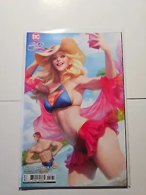 Buy ACTION COMICS 1046 - Variant Stanley Artgerm Lau Swimsuit Card Stock Cover DC USA • 19.28£