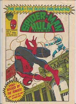 Buy Spider-man And Hulk Team-Up #441 Weekly VG (1981) Marvel Comics UK • 1.50£