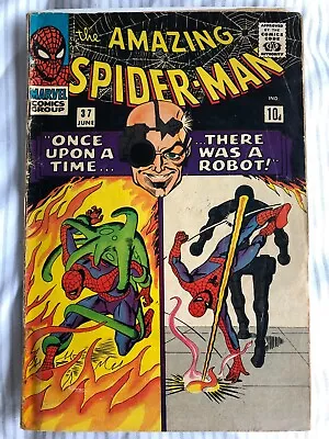 Buy Amazing Spider-man 37 (1966) 1st App Norman Osborn • 49.99£