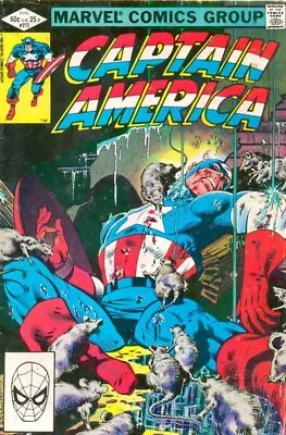 Buy CAPTAIN AMERICA #272 F/VF, Mike Zeck Art, Direct Marvel Comics 1982 Stock Image • 6.32£