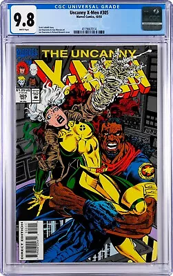 Buy Uncanny X-Men #305 CGC 9.8 (Oct 1993, Marvel) Jan Duursema Cover, Phalanx Cameo • 63.96£