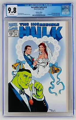 Buy Incredible Hulk #418 CGC 9.8 Collector's Edition First Talos Appearance 1st 1994 • 83.41£