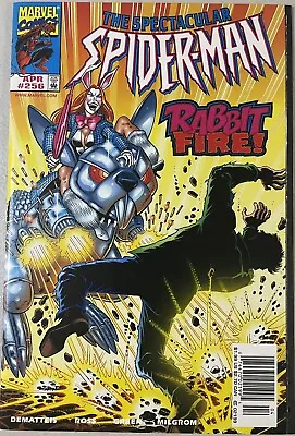 Buy Marvel The Spectacular Spider-Man April #256 Comic White Rabbit • 12.61£