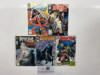 Buy 5 Batman Detective Comics DC Comic Books # 599 600 606 614 616 Robin 65 JS43 • 60.04£