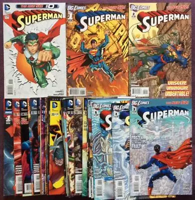 Buy Superman #0 To #35 + Annual #1 (#33 Missing) DC 2011. 36 X Comics • 63.75£