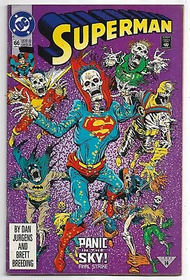 Buy Superman #66 Panic In The Sky! FN (1992) DC Comics • 3.25£