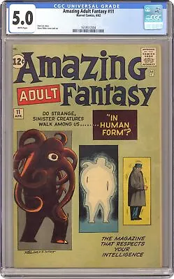 Buy Amazing Adult Fantasy #11 CGC 5.0 1962 1618517004 • 299.58£