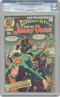 Buy Superman's Pal Jimmy Olsen #134 CGC 7.0 1970 1207542011 1st Darkseid (cameo) • 426.40£