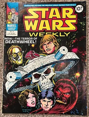 Buy Star Wars Weekly Marvel UK Comic Issue 37 October 1978 • 2.50£