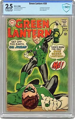 Buy Green Lantern #59 CBCS 2.5 1968 23-34D3B71-001 1st App. Guy Gardner • 176.77£