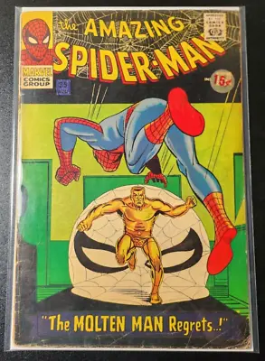 Buy Amazing Spider-Man #35 2nd Appearance Of The Molten Man - Stan Lee & Steve Ditko • 36.19£