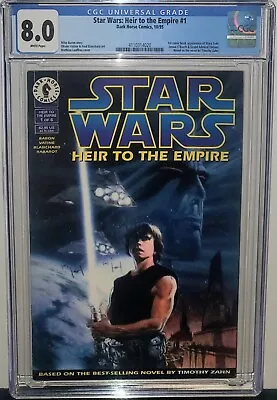 Buy Star Wars Heir To The Empire #1 Cgc 8.0 First Appearance Of Thrawn & Mara Jade! • 119.89£