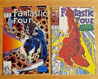 Buy Lot Of 2 1991 Marvel Comics Fantastic Four #352 & 353 Key Books, High Grade • 62.55£