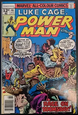 Buy Luke Cage Power Man #46 1977 Pence Variant • 4.95£