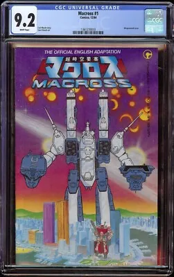 Buy Macross # 1 CGC 9.2 White (Comico, 1984) 1st Robotech Adaption In US Comic Book • 139.92£